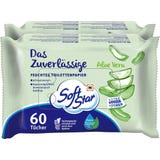 Feuchtes Toilettenpapier Das Zuverl&auml;ssige Aloe Vera 2x60 St&uuml;ck