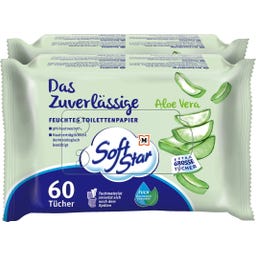 Feuchtes Toilettenpapier Das Zuverlässige Aloe Vera 2x60 Stück - 120 Stück