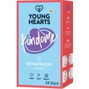 YOUNG HEARTS Extra nedves óvszerek - 24 db