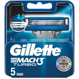 Gillette Mach3 Turbo System Blades - 5 Pcs