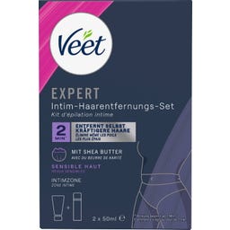 Veet Expert Intim-Haarentfernungs-Set - 100 ml