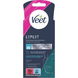Veet Expert Kaltwachsstreifen Gesicht - 20 Stück