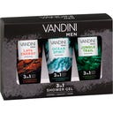 VANDINI MEN Duschgel Trio darilno pakiranje - 1 kos.