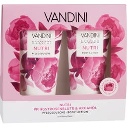 Nutri Pfingstrosenblüte & Arganöl Geschenkpackung 2er - 400 ml
