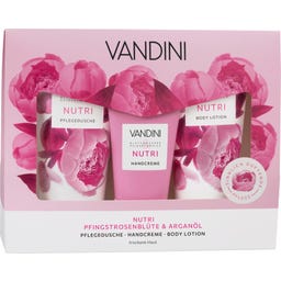 Nutri Pfingstrosenblüte & Arganöl Geschenkpackung 3er - 1 Set