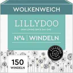 Hautfreundliche Windeln Monatsbox, Größe 4 (9-14kg) - 150 Stück