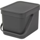 Brabantia Odpadkový kôš Sort & Go 6 l - Grey