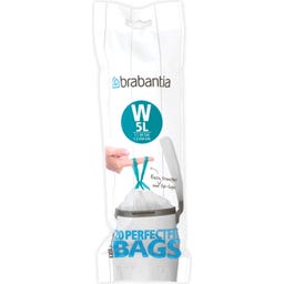 PerfectFit Sacos de Lixo para Bo Touch Bin — Embalagem em Rolo - 5L (W) - 20 Unidades