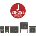 PerfectFit Müllbeutel für Bo Touch Bin - Spenderverpackung - 20-25L (J) - 40 Stück
