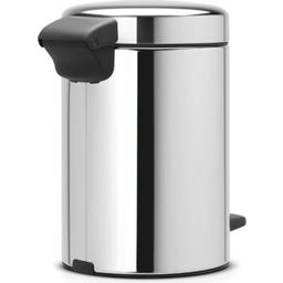 Treteimer Newicon 3 L mit Kunststoffeinsatz - Brilliant Steel
