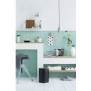 Treteimer Newicon 5 L mit Kunststoffeinsatz - Matt Black