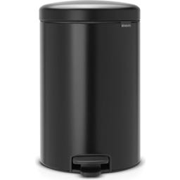 Treteimer Newicon 20 L mit Kunststoffeinsatz - Matt Black