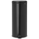 Treteimer Newicon 30 L mit Kunststoffeinsatz - Matt Black