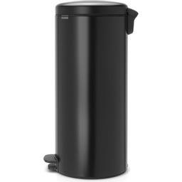 Treteimer Newicon 30 L mit Kunststoffeinsatz - Matt Black