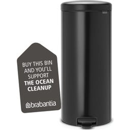 Treteimer Newicon 30 L mit Kunststoffeinsatz - Matt Black