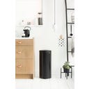 Treteimer Newicon 30 L mit Kunststoffeinsatz - Matt Black