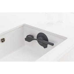 Brabantia Spazzola Lavapiatti con Ventosa - Dark Grey