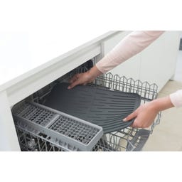 Brabantia Siliconen Afdruipmat - Dark Grey