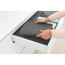 Brabantia Siliconen Afdruipmat - Dark Grey
