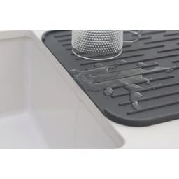 Brabantia Siliconen Afdruipmat - Dark Grey