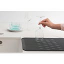 Brabantia Siliconen Afdruipmat - Dark Grey