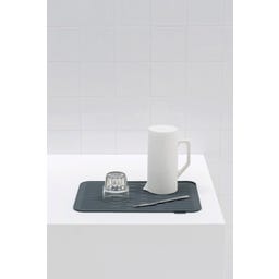 Brabantia Siliconen Afdruipmat - Dark Grey