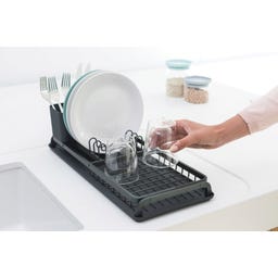 Compact Draining Rack - Dark Grey