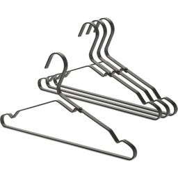 Brabantia Kleiderbügel Aluminium 4er-Set - Schwarz