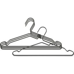 Brabantia Kleiderbügel Aluminium 4er-Set - Schwarz