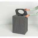 Brabantia Wäschekorbtasche rechteckig - Pfeffer-Schwarz