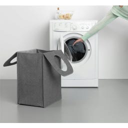 Brabantia Wäschekorbtasche rechteckig - Pfeffer-Schwarz