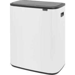 Brabantia Bo Touch Bin, 2 x 30 Liter - White