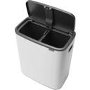 Brabantia Bo Touch Bin, 2 x 30 Liter - White