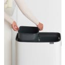 Brabantia Bo Touch Bin, 2 x 30 Liter - White
