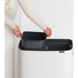 Brabantia Bo Touch Bin, 2 x 30 Liter - White