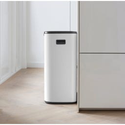 Brabantia Bo Touch Bin, 2 x 30 Liter - White