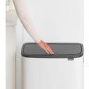 Brabantia Bo Touch Bin, 2 x 30 Liter - White