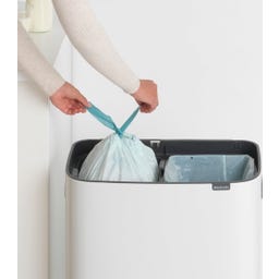 Brabantia Bo Touch Bin, 2 x 30 Liter - White