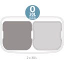Bo Touch Bin 2 x 30 L mit 2 Kunststoffeinsätzen - Matt Black