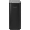 Bo Touch Bin 2 x 30 L mit 2 Kunststoffeinsätzen - Matt Black