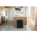 Bo Touch Bin 2 x 30 L mit 2 Kunststoffeinsätzen - Matt Black