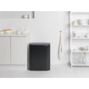 Bo Touch Bin 2 x 30 L mit 2 Kunststoffeinsätzen - Matt Black