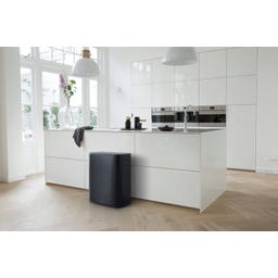 Bo Touch Bin 2 x 30 L mit 2 Kunststoffeinsätzen - Matt Black