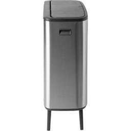 Brabantia Bo Touch Bin Hi 2 x 30 L - Matt Steel Fingerprint Proof