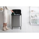 Brabantia Bo Touch Bin Hi 2 x 30 L - Matt Steel Fingerprint Proof