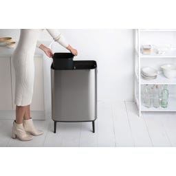 Brabantia Bo Touch Bin Hi 2 x 30 L - Matt Steel Fingerprint Proof