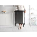 Brabantia Bo Touch Bin Hi 2 x 30 L - Matt Steel Fingerprint Proof