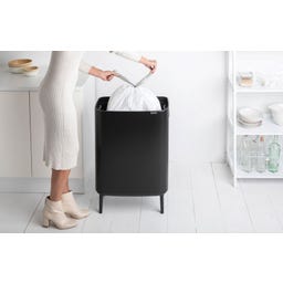 Brabantia Bo Touch Bin Hi 60 L - Matt Black