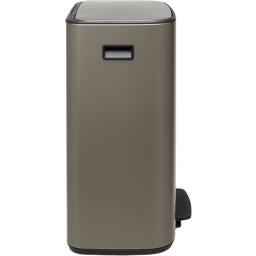 Bo Treteimer mit Kunststoffeinsatz, 60 Liter - Platinum