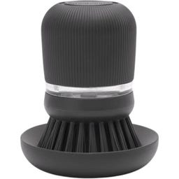 Brabantia Afwasborstel met Zeepdispenser - Dark Grey